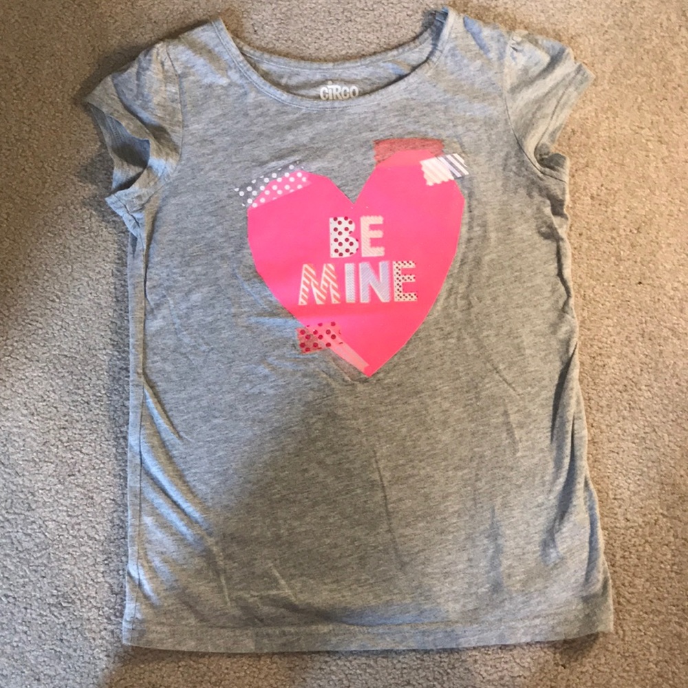 Gray heart shirt